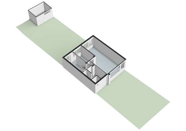 Floorplan - Mendelstraat 61, 1431 KM Aalsmeer